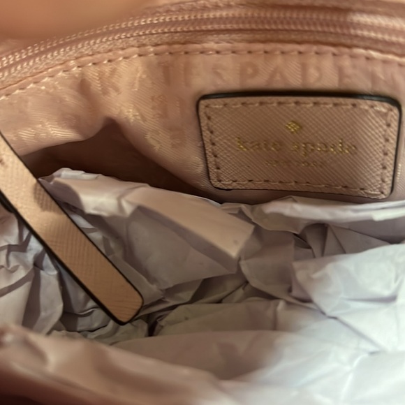 Kate Spade New York Large Carson Jeweled Crossbody Purse in Warm Vellum. NEW - Picture 14 of 15